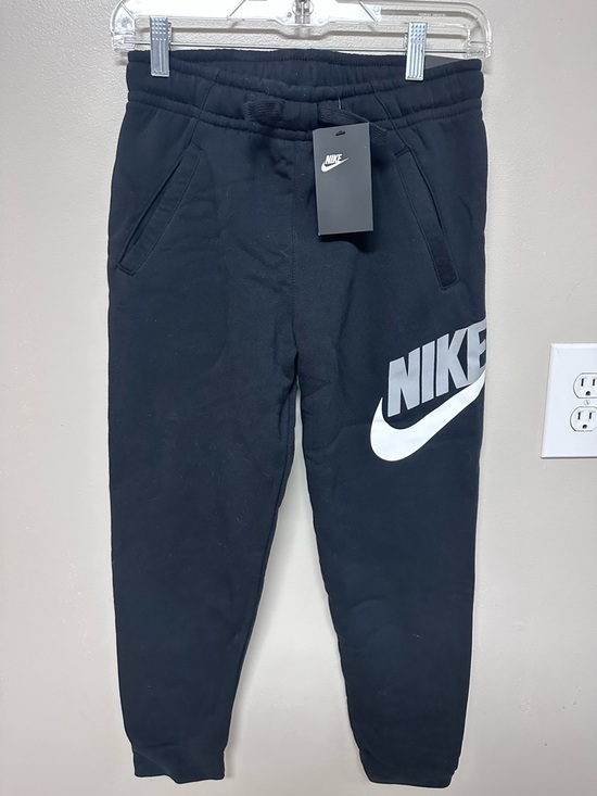 Nike Other - Nike Black Jogger Sweatpants with White Swoosh
